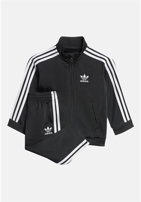 Tuta Adicolor Firebird Infant nera da neonato ADIDAS ORIGINALS | IX5203.